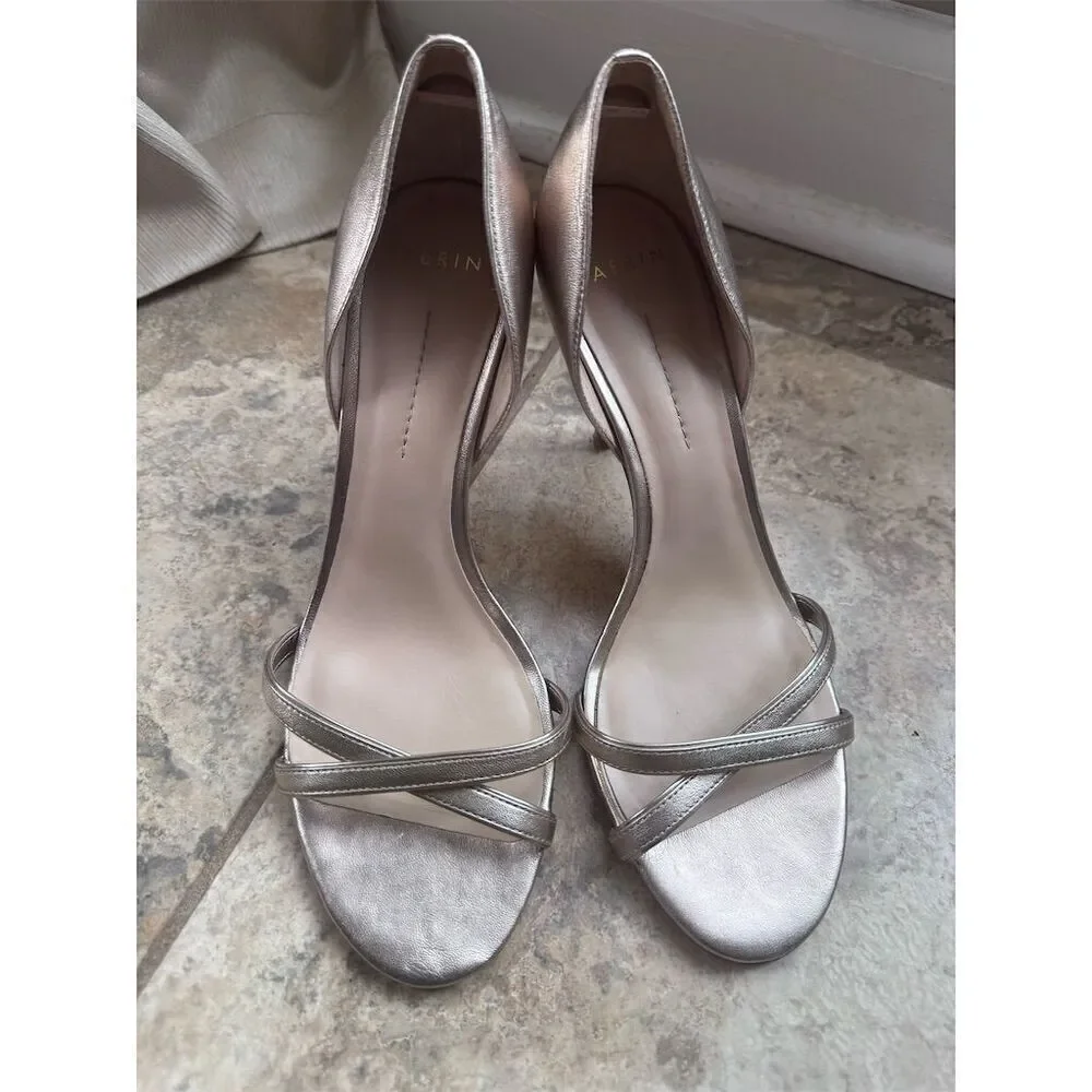 Aerin‎ Women's Strappy Metallic Stiletto Heels Multicolor Size 8.5